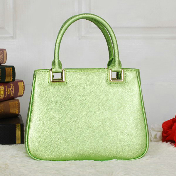 2014 Prada Fluorescence saffiano tote BN2245 green